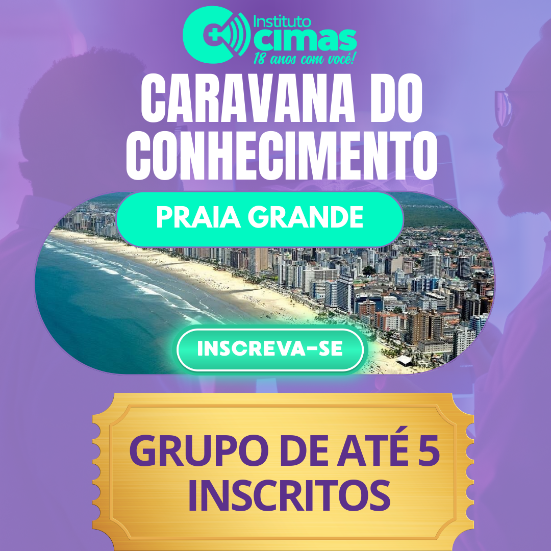 INSCRIÇÃO EM GRUPO DE 5 PESSOAS